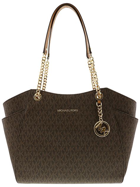 michael michael kors jet set travel chain-strap medium multifunction tote|Michael Kors bag with airplanes.